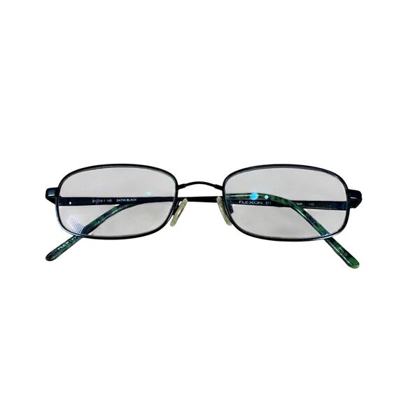 FLEXON 671 by Marchon Gunmetal Flexible Satin Black Frames 140 main image 10